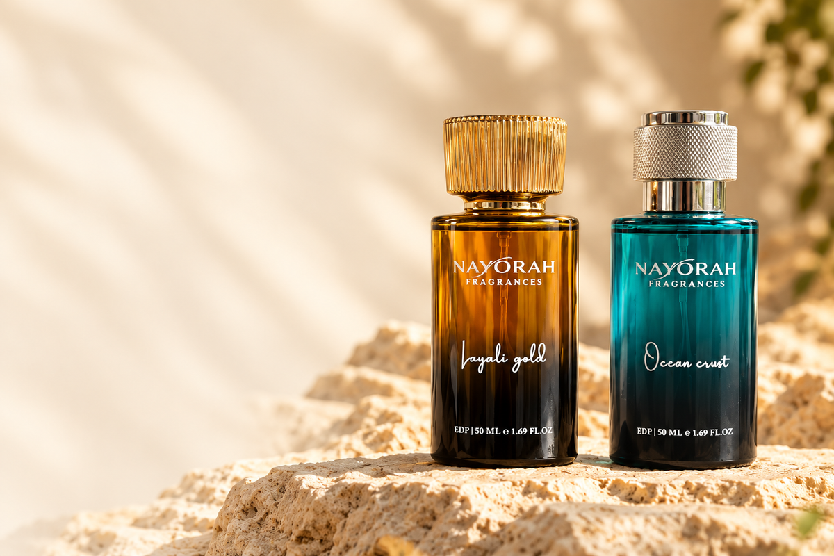 Layali Gold and Ocean Crust by NAYORAH
